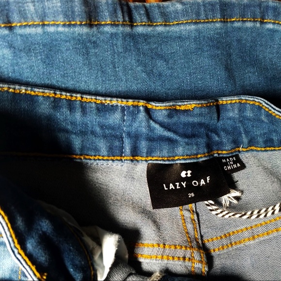 SOLD NWT LAZY OAF RAINBOW LOVE JEANS SIZE 26 - Picture 4 of 6